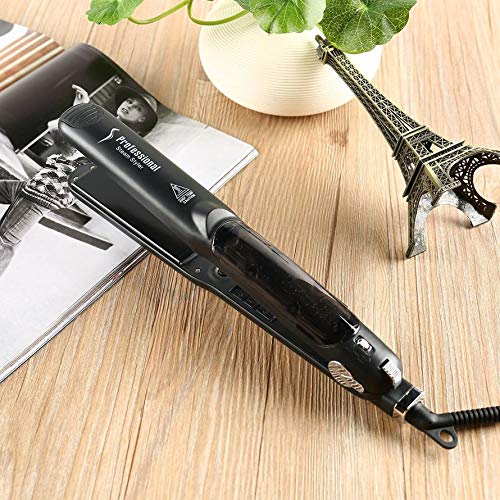 Ceramic Vapor Steam Hair Straightener Hair Salon Steam Styler Styling Tool EU Plug-Black reviews Ceramic Vapor Steam Hair Straightener Hair Salon Steam Styler Styling Tool EU Plug-Black