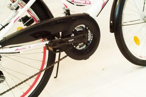 26 ZOLL Kinder Fahrrad Damenfahrrad Cityfahrrad Citybike Mädchenfahrrad Bike VOLTAGE LADY WEISS - 2