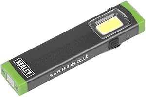 Sealey Aluminium Mini Hand Torch, 3W COB LED, 500lm, Super Beam - LED500SB