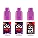 Produktbild Vampire Vape E-Liquid 3x10ml - Set 6 - Cool Red Lips, Back Jack, Attraction - Probierset für E-Zigaretten und E-Shishas - 0mg (ohne Nikotin) - Made in UK