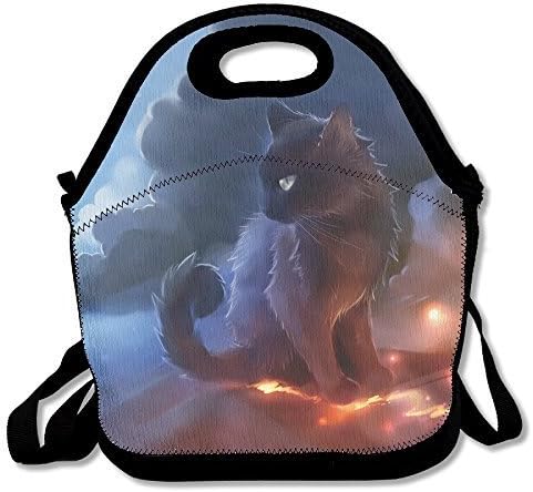 Cat Warrior Lunch Bag Lunch Tote