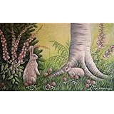 Acrylgemälde HÄSCHEN AUF DER WIESE