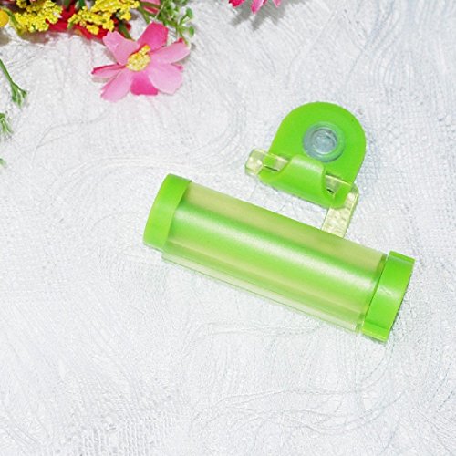 Mode Kunststoff Rollrohr Squeezer Nützliche Zahnpasta Einfache Spender Badezimmer Halter Gelegentliche Farbe - 2