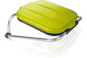 BigDean Müllsackständer Wandmontage Single 120L GELB Müllbeutelständer Müllsackhalter Mülleimer - Blauer Sack - Gelber Sack - Wandmüllsackständer Müllsackständer Wand