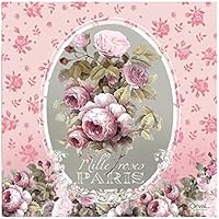 Servilletas de mesa, diseño de rosas