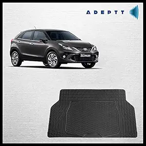 Adeptt PVC Dustproof/Waterproof/Foldable/Antiskid Car Dicky, Trunk, Boot Mat for Toyota Glanza