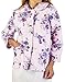 Produktbild Slenderella Ladies 24"/61cm Luxus Pink Floral 260gsm Soft Dicke Korallen Vlies Collared Taste up Bed Jacket X groß