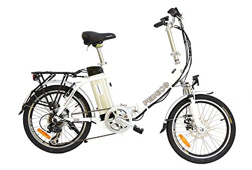 Preisvergleich Produktbild Pedeco 56016 Elektrofahrrad Faltendes Bee, Weiß