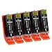 Produktbild Supply Guy 5 XL Druckerpatronen mit Chip kompatibel mit Canon PGI-570 PGBK Schwarz für Pixma MG5700 MG5750 MG5751 MG6800 MG6850 MG7750 TS5000 TS5050 TS5055 TS6050 TS8050 TS9050 TS9055 und weitere