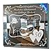 Produktbild Motivspiegel Goldene Hochzeit 3 Geschenk Wandspiegel Spiegel mit Gravur Wandbild (45x45cm)