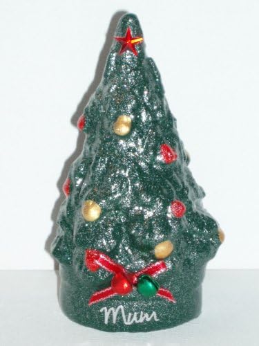Mum Festive Jingle Bells Christmas Tree Outdoor Cemetery Grave Memorial Tribute Ornament