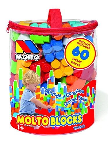 Imagen 2 de MOLTO - Blocks de construcción, Bolsa con 60 Piezas (6205)