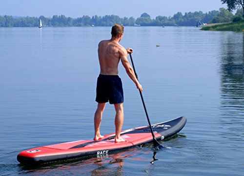 ISUP Aqua Marina Race – Stand Up Paddle Board inkl. Pumpe, Leash Coil, Carbon Paddel, Tasche - 9