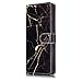 Produktbild Samsung Galaxy Note8 Hülle, Chreey Marmor (Marble) Serie Muster Premium PU Leder Schutzhülle Brieftasche Flip Handyhülle [Schwarzer Marmor]