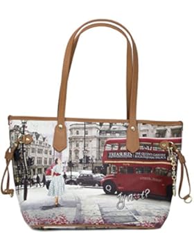 Y NOT? DAMEN TASCHE SHOPPING BAG SMALL J-336