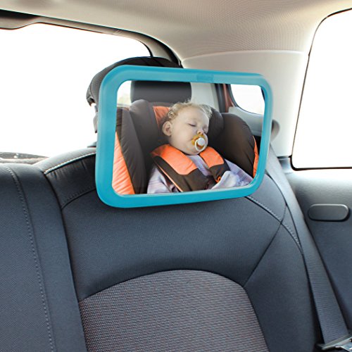 Hardcastle Blue Adjustable Wide View Car Safety Mirror