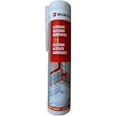 W&uuml;rth Asetat Genel Ama&ccedil;lı Silikon Sızdırmaz İzolasyon 310 mL Beyaz