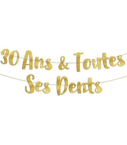 MAGJUCHE Bannière Dorée à Paillettes « Cheers To 19 Years », Décorations De Fête Pour 19e Anniversaire