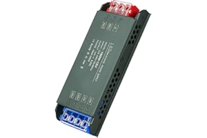 URAQT Transformador 220V a 12V, 100W, de Conmutación Compacto, 16,6A Driver Fuente Alimentación de Voltaje Constante para Tira LED, Bombillas y Luces de Interior