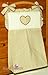 NAPPY STACKER / DIAPER BAG MATCH BABY NURSERY COT / COT BED BEDDING - HEARTS BEIGE