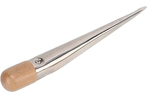 NAROOTE Marlin Spike, Marine Splicing Spikes Splicing Fid Boat Rope Buckle In Diy And Tools Boat Rope Ladder, Fidd Rope Splicing Tools Hollow Rope Splicing Fid Wood Handle (Small 2932S)