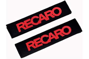 ZCMTBH 2 Pack Seat Belt Pads, for Recaro Racing Child Adult Seat Belt Shoulder Pad Soft Comfort Auto Interior Styling Accessories