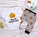 Produktbild Peanutaod Halloween Kürbis Print Tops Streifen Hosen passende Sets für Kinder