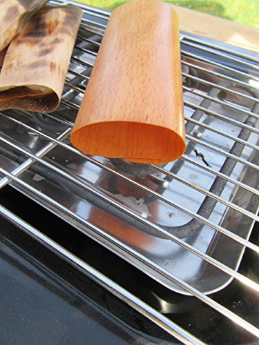 Grill-Räucherfurnier Buche 20 Blatt, 29 x 15 - 6