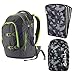 Produktbild satch Pack Phantom 3-teiliges Set Rucksack, Triple Flex & Regenhaube Schwarz