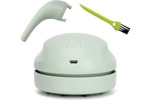 Brynnl Mini Desktop Cleaner, Desktop USB Recargable Aspirador Aspirador Inalámbrico de Mano Aspirador de Escritorio portátil para PC Teclado Herramienta de Limpieza de Mesa