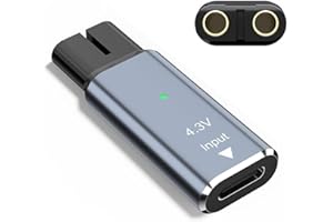 Newding 4.3V A00390 Cargador Compatible con Philips Afeitadora Series OneBlade y Multigroom, Reemplazo Adaptador QP2520 QP2620 MG3720 MG5720 BT3206, USB-C Conector