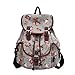 Produktbild Douguyan Schulrucksack Daypack Girls E00163 Hellblau Pflingstrose Muster