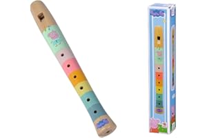 Eichhorn - Flauta de Madera de Peppa Pig de 20 cm de Largo, promueve la percepción auditiva de los niños, Produce Tonos armoniosos, de Madera de Chima, a Partir de 3 años