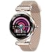 Produktbild IFMASN Damen Sportuhr Smart Watch, Touch Timer HD Ip67 wasserdicht, Kalorien und Schrittzähler, Schlaferkennung, intelligente Outdoor-Sportuhr, geeignet für Damen, für Android und iOS, Rosegold