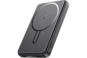 ELEKZONE Batterie Externe 12000mAh pour MagSafe, Power Bank sans Fil Rechargeable QC4.0 22,5W PD20W USB C Chargeur Portable Charge Rapide pour iPhone 17/16/15/14/13/12 Series