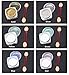 XICHEN@ 6 Colors high quality glitter nail Magic Mirror Chrome Effect Metallic Powder Set Nail Art Pigment 1 g loading