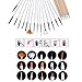 MAKARTT 20pcs Nail Art Design Painting Brush Dotting Tool Kit Set