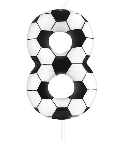 Bougie Anniversaire Tennis Numérotée Verte 6cm - Décoration Gâteau Thème Sportif, Fête