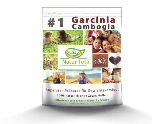 Preisvergleich Produktbild Naturtotal Garcinia Cambogia 180 Kapseln - Superstar-Präparat für Gewichtsverslust