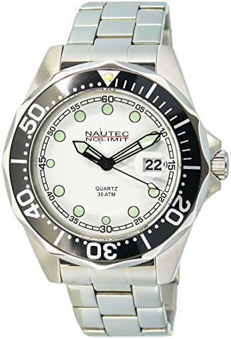 Nautec No Limit Men's Watch XL Deep Sea Bravo Analogue Quartz Stainless Steel DSB QZ/STSTBKWH