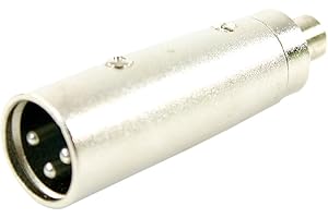 Plugger, adaptateur Cinch (RCA) femelle mono vers fiche XLR mâle 3 pôles. Permet de brancher tous types d’appareils audio. Gamme Easy adoptée par les professionnels de l'audio depuis des années.