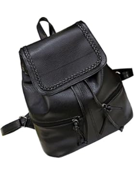 Frauen Taschen, brezeh Lady Leder Umhängetasche Rucksack Schule Reise-Rucksack-Beutel