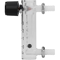 Gas Durchflussmesser 0-3 LPM - Rotameter Für Sauerstoff & Industriegase