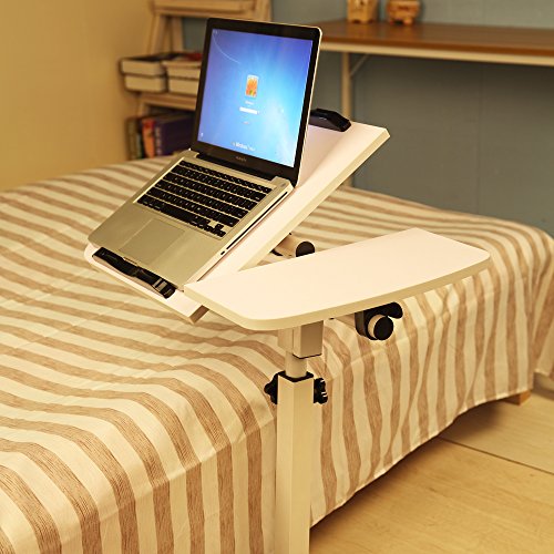 Corlorfulworld Laptoptisch höhenverstellbar Notebooktisch Laptoptisch Laptop Notebook Tisch Notebookständer Laptopständer auf Rollen höhenverstellbar Halterung Es gibt drei Farben (pattern) - 6