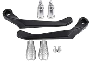 KIMISS Motorrad Bremskupplungshebel Lenker Protektor (Swarchz)