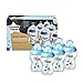 Tommee Tippee Closer to Nature 260 ml/9fl oz Decorated Feeding Bottles (Blue/6-pack)