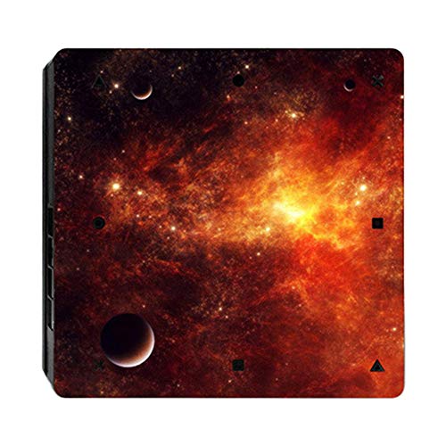 Preisvergleich Produktbild NIUQY Verlustprävention Personalisiert Mode Aufkleber Geeignet für Sony Playstation PS4 SLIM Konsole Motiv Controller Decal Cover Skin Set Dekoration Geschenk Gerät aufrüsten