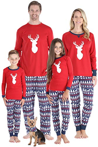 Sleepyheads Sets Familiares de Pijamas Festivos de Ciervo (SHM-5069-I-EU-3M)