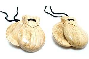BUSHWACKA ESPAÑOL CASTAÑUELAS MADERA NATURAL PARA ADULTOS