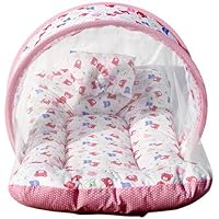 Amardeep and Co Toddler Mattress with Mosquito Net (Pink) - MT-01-Pink